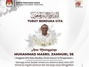 Komisioner KPU Baubau Tewas Usai Motor Tabrak Tong Sampah-Tiang di Jalan