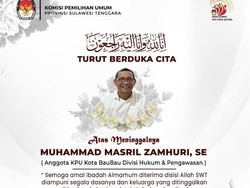 Komisioner KPU Baubau Tewas Usai Motor Tabrak Tong Sampah-Tiang di Jalan