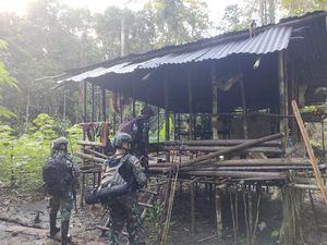 TNI Temukan Markas OPM di Hutan Maybrat Usai Kontak Tembak TNI Temukan Markas OPM di Hutan Maybrat Usai Kontak Tembak