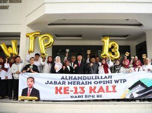 Pemprov Jabar Raih Opini Wajar Tanpa Pengecualian 13 Kali Berturut-turut