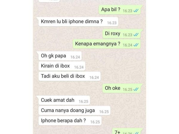 10 Chat Kocak Orang Sombong, Iya deh Si Paling Keren