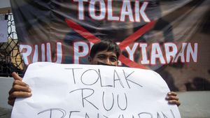Aksi Jurnalis Tolak RUU Penyiaran