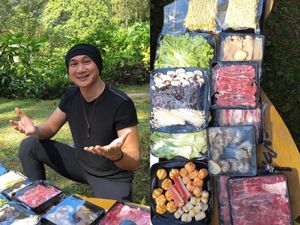 Anji Manji Pamerkan Momen Makan BBQ Saat Camping di Puntang Anji Manji Pamerkan Momen Makan BBQ Saat Camping di Puntang