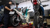 Nggak Cuma Bengkel, Manufaktur Ikut Garap Konversi Motor Listrik