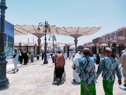 Cuaca Saudi Panas, Jemaah Embarkasi Palembang Keluhkan Sakit