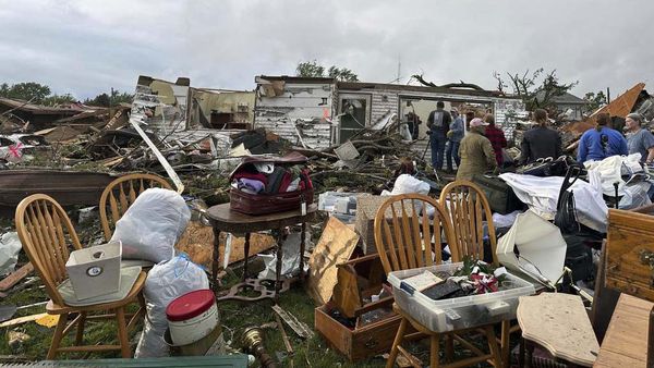 Disapu Tornado, Rumah-rumah di Iowa Ini Hancur