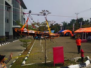 Warga Berhamburan di Gedung MPP Cimahi Kala Gempa Mengguncang