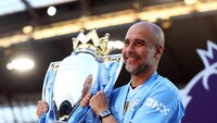 Pep Guardiola punya koleksi enam titel Liga Inggris, tiga titel Bundesliga, dan tiga titel LaLiga. Selama 15 tahun, Guardiola cuma kalah tiga kali dalam perburuan gelar juara liga! (Reuters)