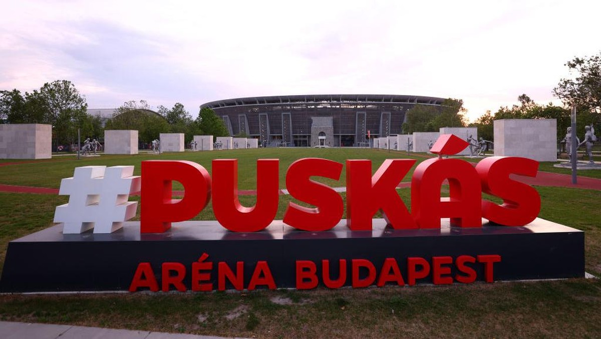 Puskas Arena jadi venue final Liga Champions 2025/2026 (Getty Images/Clive Rose)
