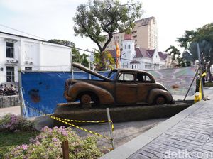 Replika Mobil AWS Mallaby Bakal Hiasi Taman Sejarah Surabaya