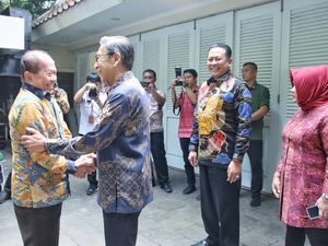 Pimpinan MPR Temui Boediono Bahas Perkembangan Ekonomi Nasional