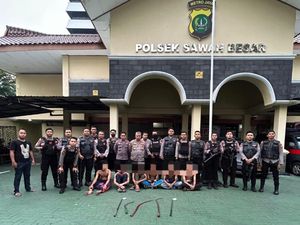 Polisi Tangkap 6 Remaja Tawuran di Jakpus, Celurit-Stik Golf Disita