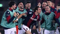 Bologna tampil impresif di bawah asuhan Thiago Motta musim ini dan berhasil mengamankan posisi lima besar Serie A untuk lolos ke European Cup/Liga Champions pertama kalinya sejak 1964. Foto: Getty Images/Image Photo Agency