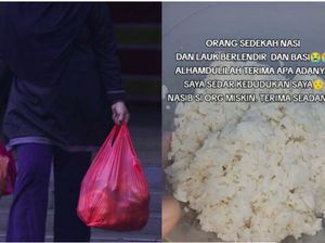 Kelaparan, Wanita Ini Rela Makan Nasi dan Ayam Basi