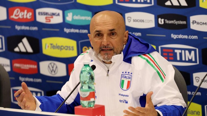Luciano Spalletti ROME, ITALY - MARCH 18: Head coach of Italy Luciano Spalletti attends a press conference at Centro Sportivo Giulio Onesti on March 18, 2024 in Rome, Italy. (Photo by Giampiero Sposito/Getty Images)
