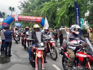 Explore Destinasi Wisata, CRF Rally Indonesia Jajal Rute Medan-Toba Explore Destinasi Wisata, CRF Rally Indonesia Jajal Rute Medan-Toba