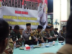 Sahabat Curhat Polresta Sidoarjo Digelar di Krian, Bahas Curanmor-Balap Liar