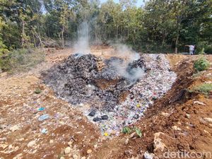Lagi-lagi Muncul Pembuangan Sampah Ilegal di Gunungkidul, Kini di Panggang