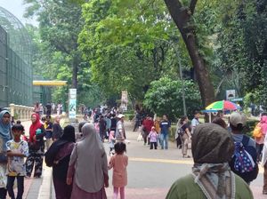 Long Weekend Waisak, 31 Ribu Pengunjung Padati Ragunan hingga Siang Ini