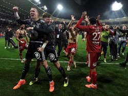 Brest berhasil mengunci tiket lolos langsung ke Liga Champions musim depan usai finis ketiga di klasemen Liga Prancis dengan 61 poin. Foto: AFP/VALENTINE CHAPUIS