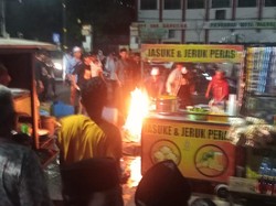 Gerobak PKL Nasgor di Pasuruan Ludes Terbakar, Uang Rp 400 Ribu Hangus