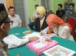 Kagetnya Modin Saat Sanji dan Nami One Piece Nikah di KUA Singosari