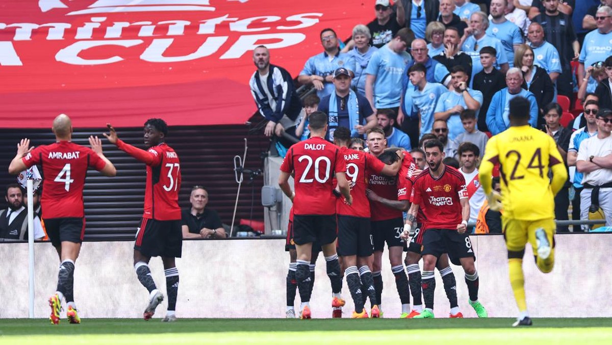 Manchester United juara Piala FA. (Foto: Getty Images/Robbie Jay Barratt - AMA)