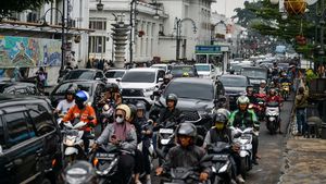 Potret Kemacetan di Kota Bandung Saat Libur Panjang
