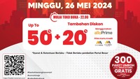 Transmart Full Day Sale Hadir Lagi Besok! Banjir Barang Murah, Diskon 50% + 20%
