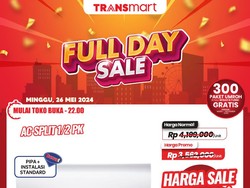 Beli AC di Transmart Full Day Sale Diskon Rp 1,3 Juta!