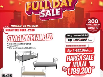 Cari Tempat Tidur? Besok ke Transmart Full Day Sale Aja, Lagi Diskon Gede