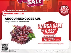 Murah Meriah, Beli Anggur di Transmart Full Day Sale Mulai Rp 6.000-an
