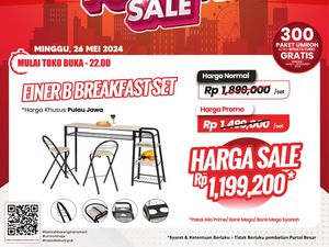 Di Transmart Full Day Sale Ada Meja Makan Unik, Harga Dijamin Murah Di Transmart Full Day Sale Ada Meja Makan Unik, Harga Dijamin Murah