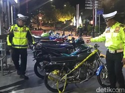 Pelaku Balap Liar di Bogor Diciduk, Motornya Diminta Dibalikin ke Standar