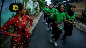 Potret Keseruan Lomba Lari di Yogyakarta