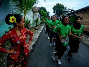 Potret Keseruan Lomba Lari di Yogyakarta