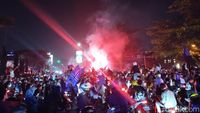 Pesta Kemenangan Bobotoh di Bandung