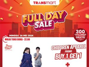 Merapat Bun! Baju dan Mainan Anak Diskon di Transmart Full Day Sale