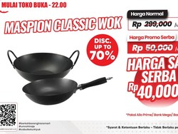 Di Transmart Full Day Sale, Wajan Cantik Banting Harga Serba Rp 40 Ribu