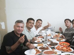 Raffi Ahmad-Ariel Noah Makan Seafood Bareng Bobby di Medan