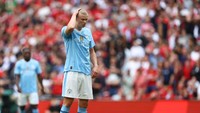 Erling Haaland bermain penuh, tapi gagal bikin gol. Cuma satu peluang emas yang didapat, itu pun tembakan kerasnya kena tiang (Reuters)
