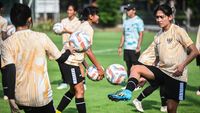Intip Latihan Timnas Putri Indonesia Jelang Laga Persahabatan Lawan Singapura