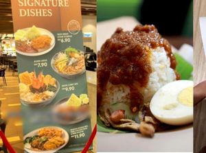 Mahasiswi Indonesia Ini Girang Dapat Makanan Murah di Mall Malaysia