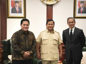 Erick Thohir Antar Bos Burj Khalifa Ketemu Prabowo