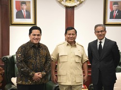 Erick Thohir Antar Bos Burj Khalifa Ketemu Prabowo