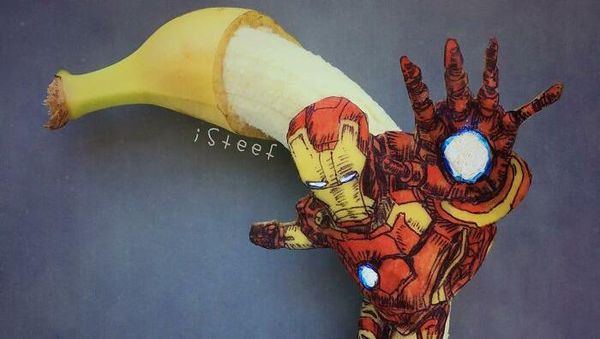 Saat Pisang Disulap Jadi Kanvas Hasilnya Bikin Terkesima