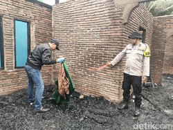 Rumah di Polman Terbakar Diduga Korsleting, Seorang Lansia Tewas