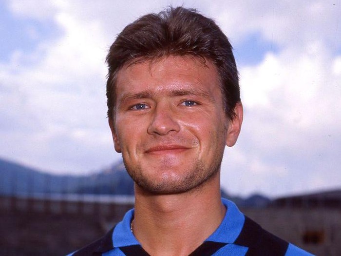 Aldo Serena of FC Internazionale poses for photo during the Serie A 1987-88, Italy. (Photo by Alessandro Sabattini/Getty Images)