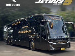 Ini Baru Bus Pariwisata Spek Sultan: Bodi Adiputro SHD, Sasis Tronton