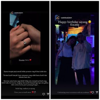 Lolly Putri Nikita Mirzani Pamer Cincin Berlian dari Vadel, Tunangan?